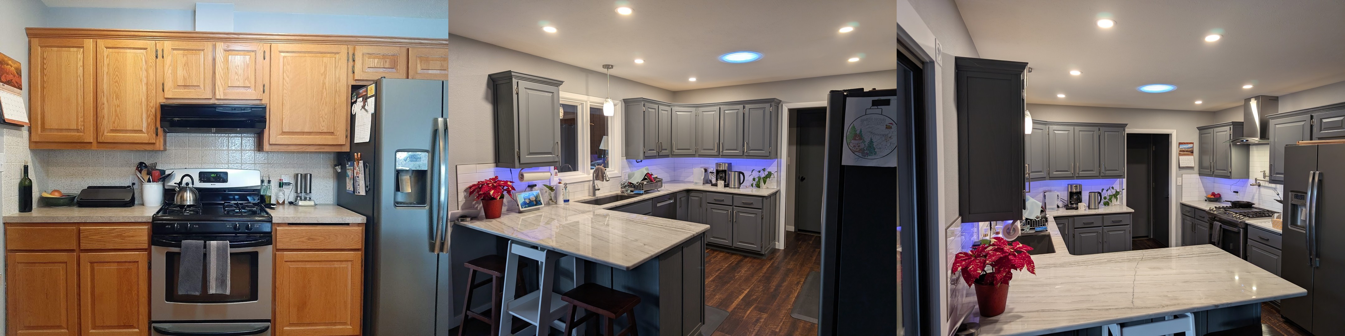 Gallery photo of the finished kitchen remodel