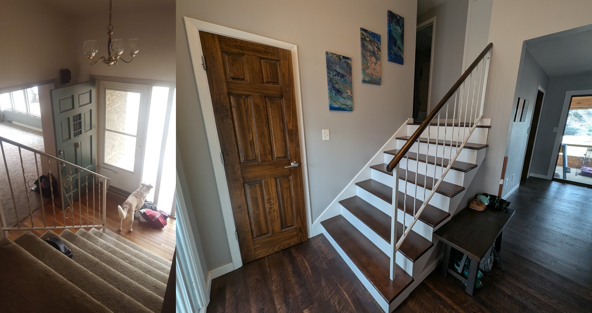 Gallery photo of the finished stair remodel